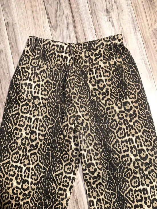 NWOT Altar’d State Nash Cheetah Straight Leg Pants - Picture 5 of 7